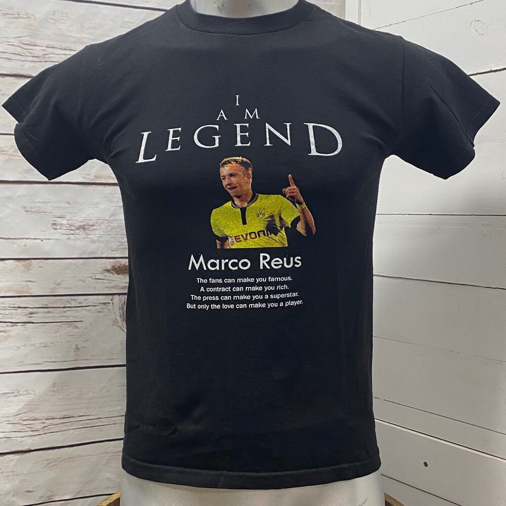 Marco Reus German Soccer Icon Legend Germany Football Tshirt Famous Player Small